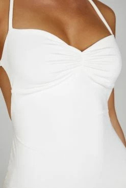 Amirah Slinky Backless Mini Dress - White 15 Amirah Slinky Backless Mini Dress - White -Meshki Shop 0096 20230609 meshki new arrivals july1557