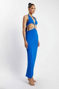 Nicha Diamante Cut Out Maxi Dress - Cobalt Blue -Meshki Shop 2022 02 02 01 13 19 Meshkiecom27Jan1018