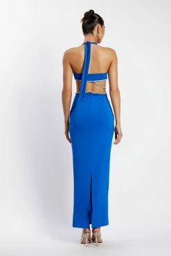 Nicha Diamante Cut Out Maxi Dress - Cobalt Blue -Meshki Shop 2022 02 02 01 13 42 Meshkiecom27Jan1035