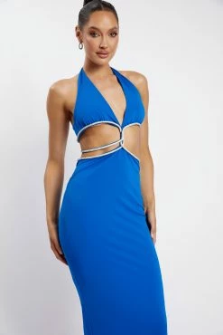 Nicha Diamante Cut Out Maxi Dress - Cobalt Blue -Meshki Shop 2022 02 02 01 13 52 Meshkiecom27Jan1045