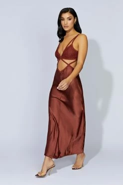 Seraphine Lace Maxi Dress - Cherry Chocolate 14 Seraphine Lace Maxi Dress - Cherry Chocolate -Meshki Shop 20220913 meshki eccom bonsoir28006