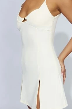Lex Cupped Mini Dress - Bone 12 Lex Cupped Mini Dress - Bone -Meshki Shop 20221004 meshki ecomm core1664