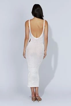 Shae Scoop Neck Knit Midi Dress - White 16 Shae Scoop Neck Knit Midi Dress - White -Meshki Shop 20221010 meshki ecomm knit3640