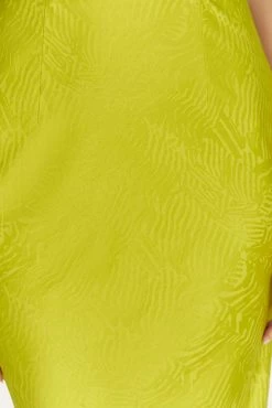 BSD Fallon Cowl Midi Dress - Chartreuse 16 BSD Fallon Cowl Midi Dress - Chartreuse -Meshki Shop 20221024 meshki ecomm thatshot 027289