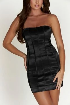 Amaya Lace Up Corset Mini Dress - Black 17 Amaya Lace Up Corset Mini Dress - Black -Meshki Shop 20221024 meshki ecomm thatshot 027848