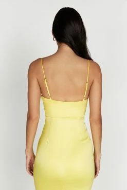 Desirie Corset Maxi Dress - Lemon -Meshki Shop 20221026 meshki ecomm thatshot 039087