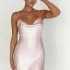 Rhea Cowl Mini Dress - Blush Pink 2 Rhea Cowl Mini Dress - Blush Pink -Meshki Shop 20221115 meshki ecomm reflections15069
