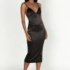 BSD Brie Corset Midi Dress - Black