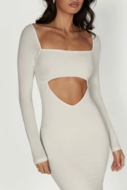 Ashleigh Cut Out Bandeau Maxi Dress - Bone 10 Ashleigh Cut Out Bandeau Maxi Dress - Bone -Meshki Shop 20221116 meshki ecomm core nina16008 02e189fb c3f1 4132 9ab7 48c8aabef039