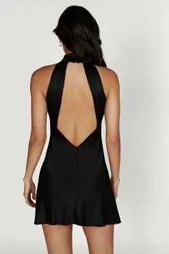 Claire A Line Micro Mini Dress - Black 12 Claire A Line Micro Mini Dress - Black -Meshki Shop 20221116 meshki ecomm core nina16337