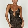 Juliet Lace Mini Dress - Black -Meshki Shop 20221212 meshki ecomm moncheri katie1160