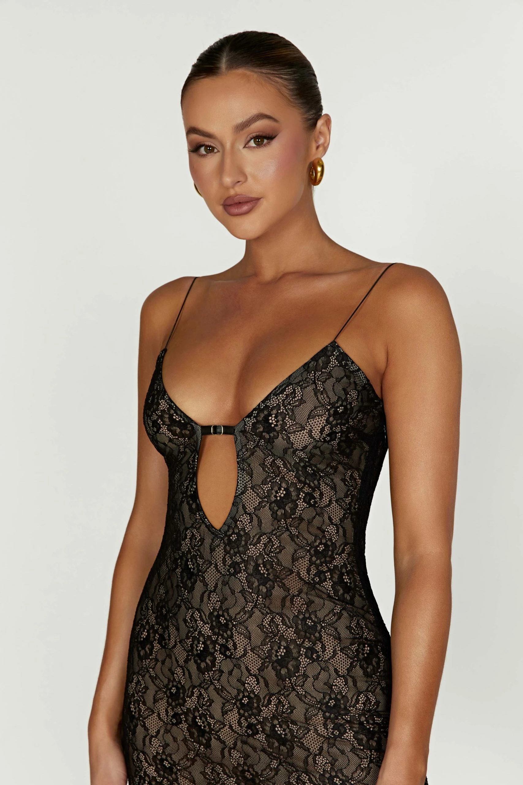 Juliet Lace Mini Dress - Black 10 Juliet Lace Mini Dress - Black - Image 8
