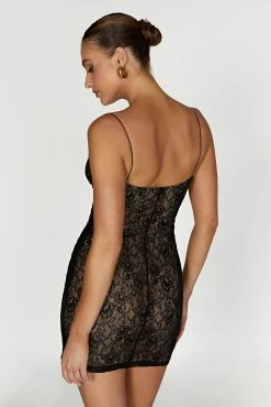 Juliet Lace Mini Dress - Black 15 Juliet Lace Mini Dress - Black -Meshki Shop 20221212 meshki ecomm moncheri katie1177