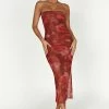BSD Aphrodite Strapless Mesh Dress - Oversized Rose Print -Meshki Shop 20221212 meshki ecomm moncheri katie1665
