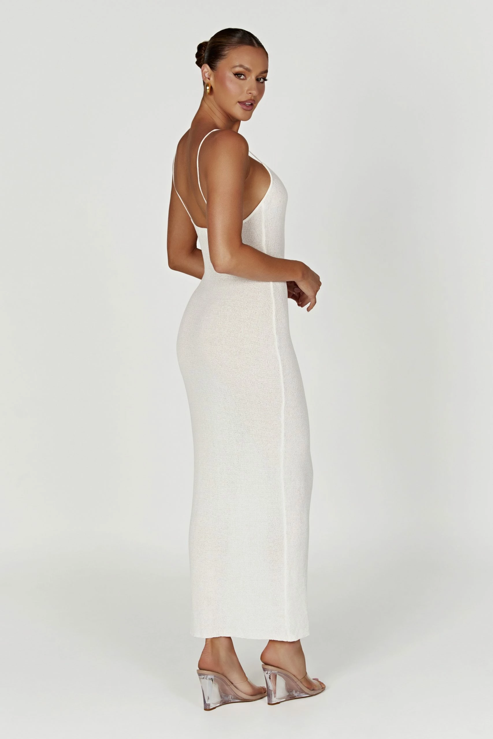 Magnolia Knit Midi Dress - Ivory 10 Magnolia Knit Midi Dress - Ivory - Image 8