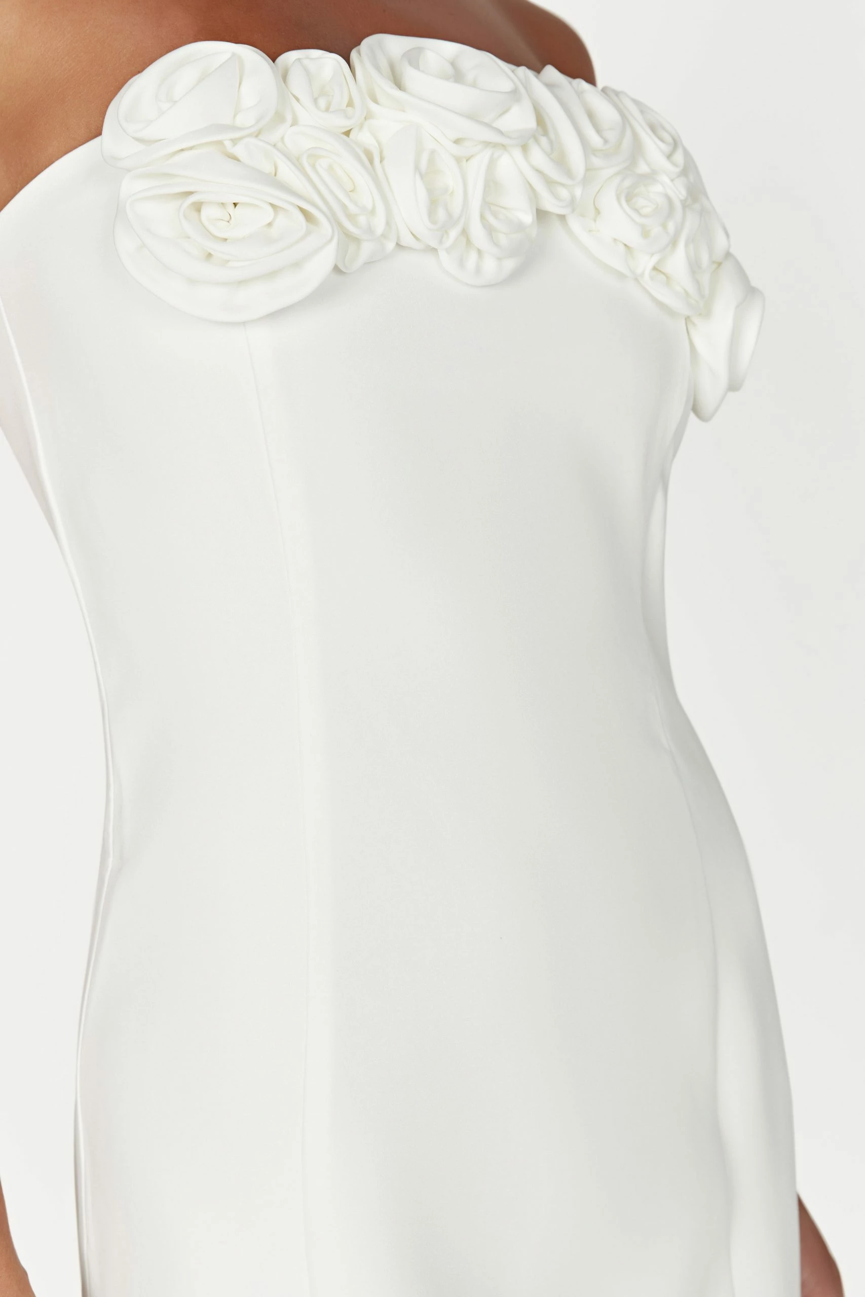 Brooks Rose Mini Dress - White 4 Brooks Rose Mini Dress - White - Image 2