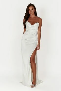 Marilyn Corset Gown - White -Meshki Shop 20230117 meshki ecomm content bridal nat6128