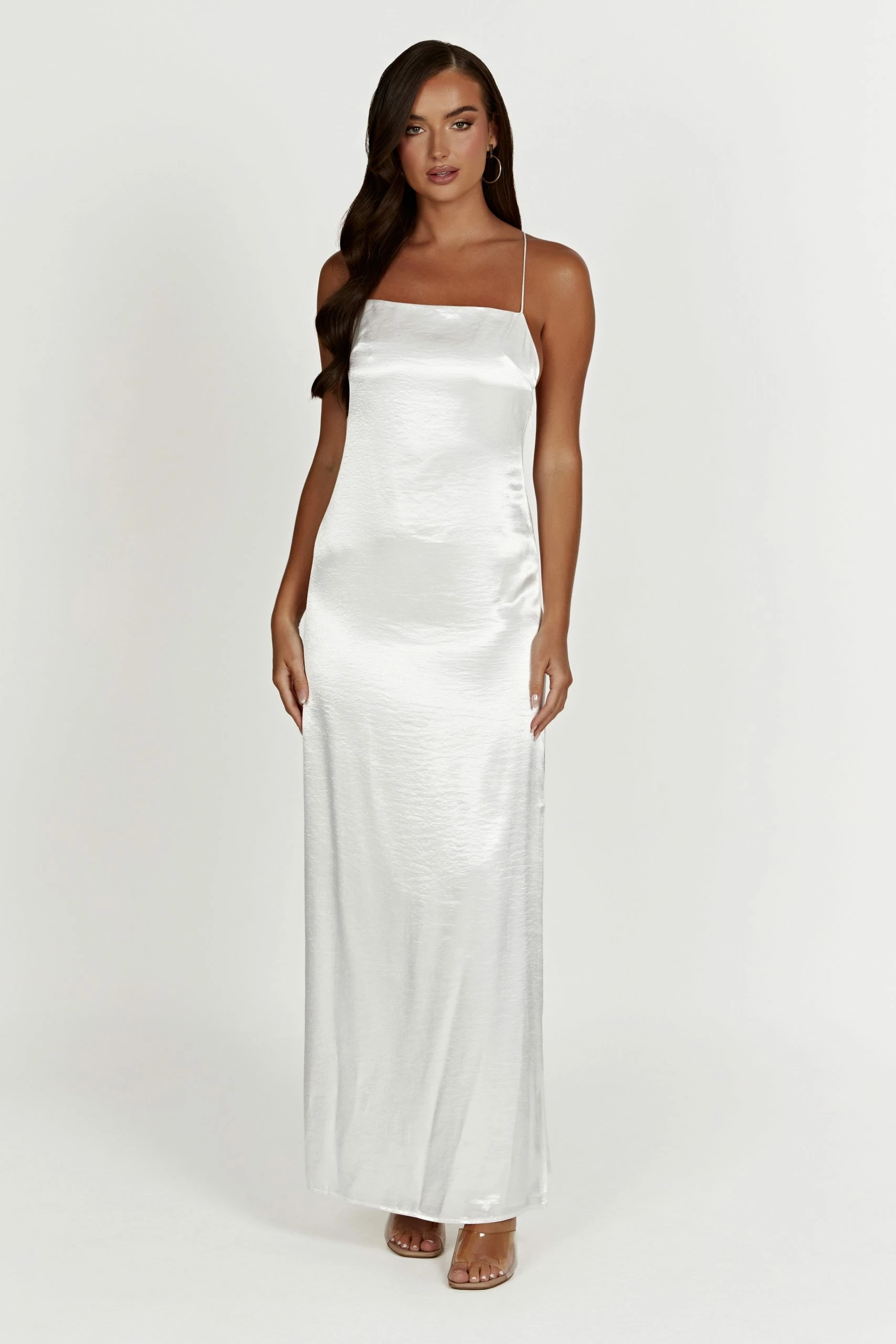 Whitney Wetlook Maxi Dress - White 6 Whitney Wetlook Maxi Dress - White - Image 4