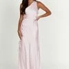 Calliope One Shoulder Maxi Dress - Crystal Rose -Meshki Shop 20230118 meshki ecomm bridal nat7588
