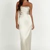 Alanis Strapless Maxi Dress - Champagne -Meshki Shop 20230118 meshki ecomm bridal nat7771