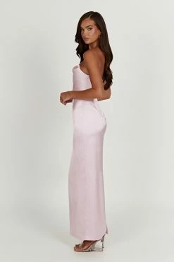Alanis Strapless Maxi Dress - Crystal Rose -Meshki Shop 20230118 meshki ecomm bridal nat8817 03296761 f106 4d32 8a6e 3570be405b2b