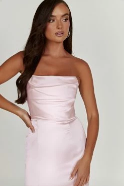 Alanis Strapless Maxi Dress - Crystal Rose -Meshki Shop 20230118 meshki ecomm bridal nat8835 97f1122e dab0 42ed 9a72 6b5463f785f6