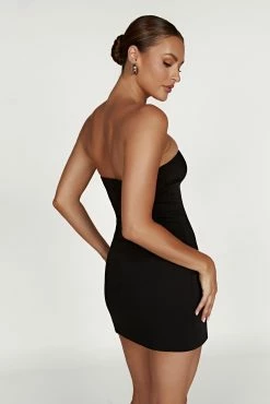 Ornella Hook And Eye Mini Dress - Black 17 Ornella Hook And Eye Mini Dress - Black -Meshki Shop 20230209 meshki ecomm zora katie12463