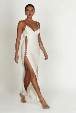 Farren Ring Maxi Dress - Beige 15 Farren Ring Maxi Dress - Beige -Meshki Shop 20230209 meshki ecomm zora katie12494