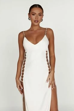 Farren Ring Maxi Dress - Beige 19 Farren Ring Maxi Dress - Beige -Meshki Shop 20230209 meshki ecomm zora katie12504