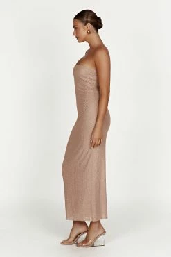 BSD Waverly Strapless Diamante Midi Dress - Nude 13 BSD Waverly Strapless Diamante Midi Dress - Nude -Meshki Shop 20230209 meshki ecomm zora katie13271