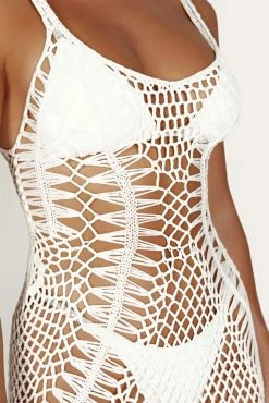 BSD Josephine Crochet Maxi Dress - White -Meshki Shop 20230210 meshki ecomm zora katie 215117