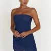 Gemina Textured Strapless Mini Dress - Midnight Navy 1 Gemina Textured Strapless Mini Dress - Midnight Navy -Meshki Shop 20230210 meshki ecomm zora katie 215355