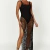 BSD Bodhi Crochet Maxi Dress - Black