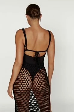 BSD Bodhi Crochet Maxi Dress - Black -Meshki Shop 20230216 meshki ecomm refresh katie1034