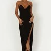 Natasha Pointed Corset Maxi Dress - Black 2 Natasha Pointed Corset Maxi Dress - Black -Meshki Shop 20230317 meshki ecomm linen katie1750