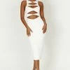 Chloe Cut Out Maxi Dress - White -Meshki Shop 20230317 meshki ecomm linen katie1994