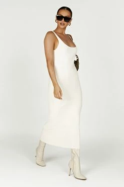 Janie Backless Knit Midi Dress - Cream 14 Janie Backless Knit Midi Dress - Cream -Meshki Shop 20230417 meshki ecomm new luxelounge1110