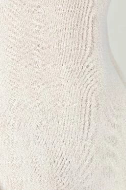 Talia Maxi Open Back Knit Dress - Ivory -Meshki Shop 20230418 meshki ecomm deesee katie3025