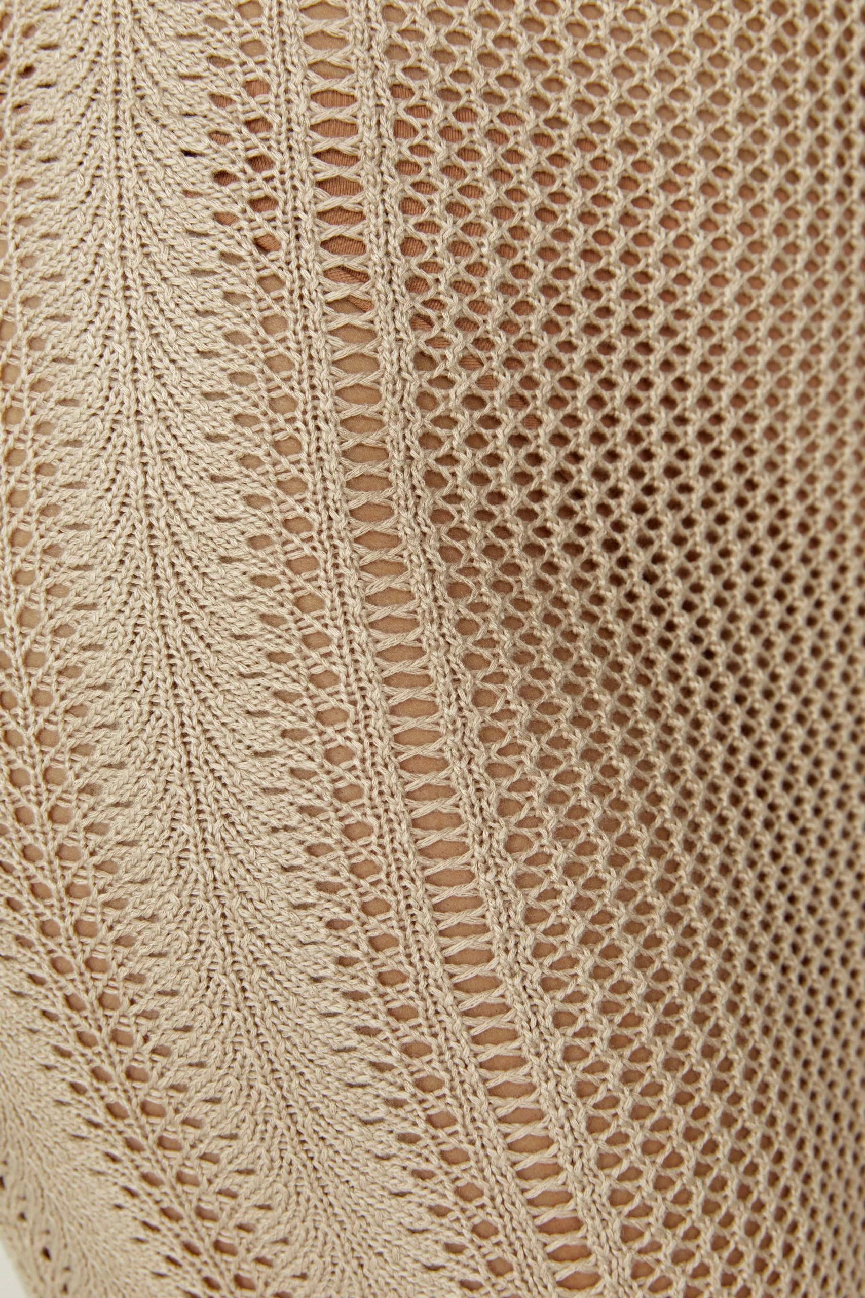 BSD Lily Mixed Yarn Maxi Dress - Taupe 4 BSD Lily Mixed Yarn Maxi Dress - Taupe - Image 2