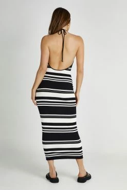 Brienne Stripe Maxi Dress - Black/White 12 Brienne Stripe Maxi Dress - Black/White -Meshki Shop 20230512 meshki ecomm desee9971