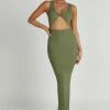 Kaesha Knit Maxi Dress - Olive -Meshki Shop 20230515 meshki ecomm new reshoots10181