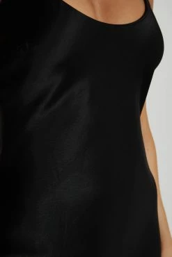 Kailey Low Back Maxi Dress With Detachable Bow Train - Black -Meshki Shop 20230515 meshki ecomm new reshoots10854