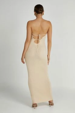 Emmy Strapless Knit Maxi Dress - Wheat 15 Emmy Strapless Knit Maxi Dress - Wheat -Meshki Shop 20230515 meshki ecomm new reshoots11162