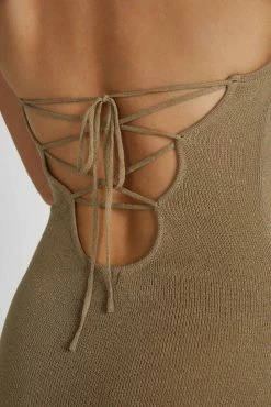 Emmy Strapless Knit Maxi Dress - Olive 12 Emmy Strapless Knit Maxi Dress - Olive -Meshki Shop 20230515 meshki ecomm new reshoots11222