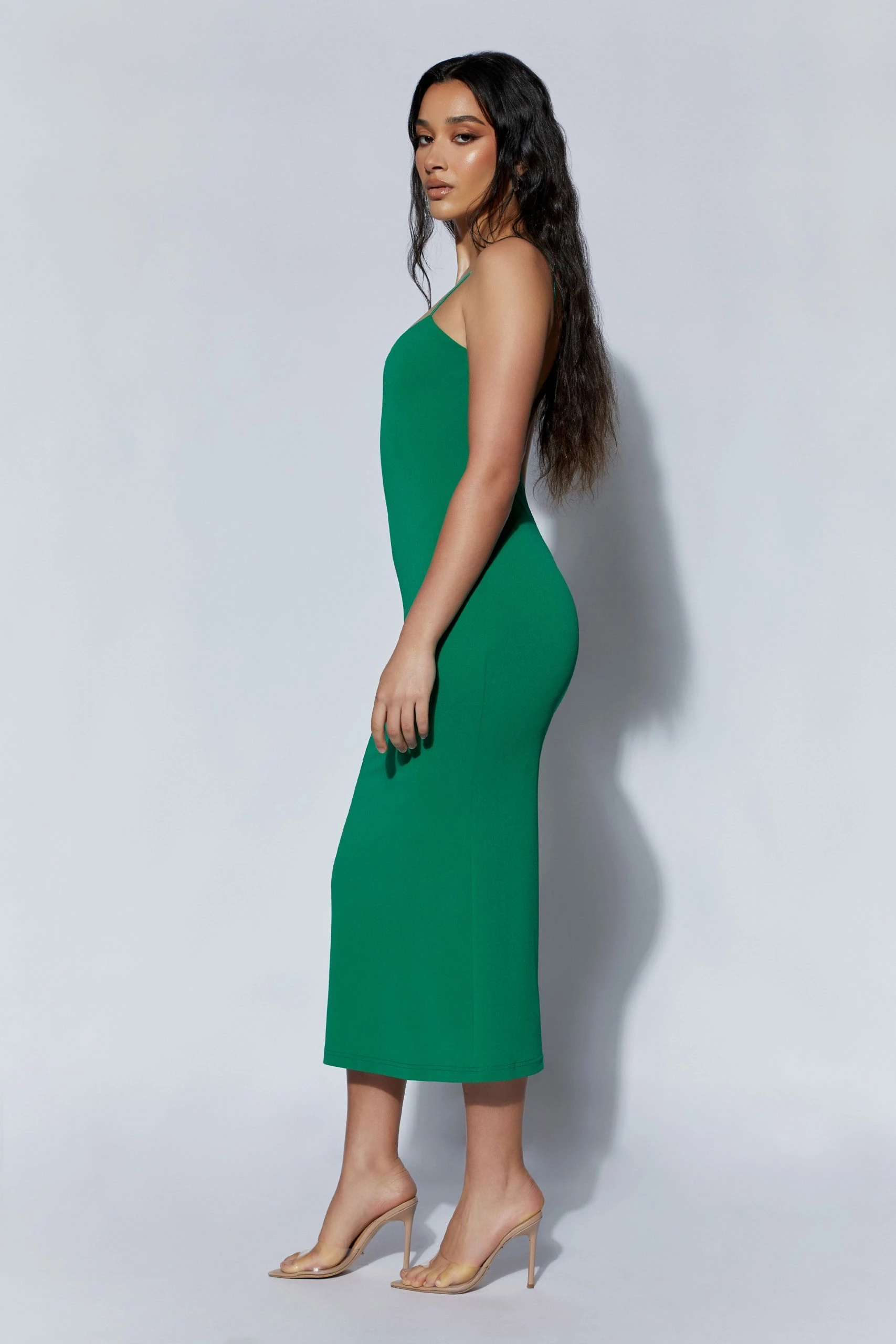 Ariya Hardware Midi Dress - Emerald 6 Ariya Hardware Midi Dress - Emerald - Image 4