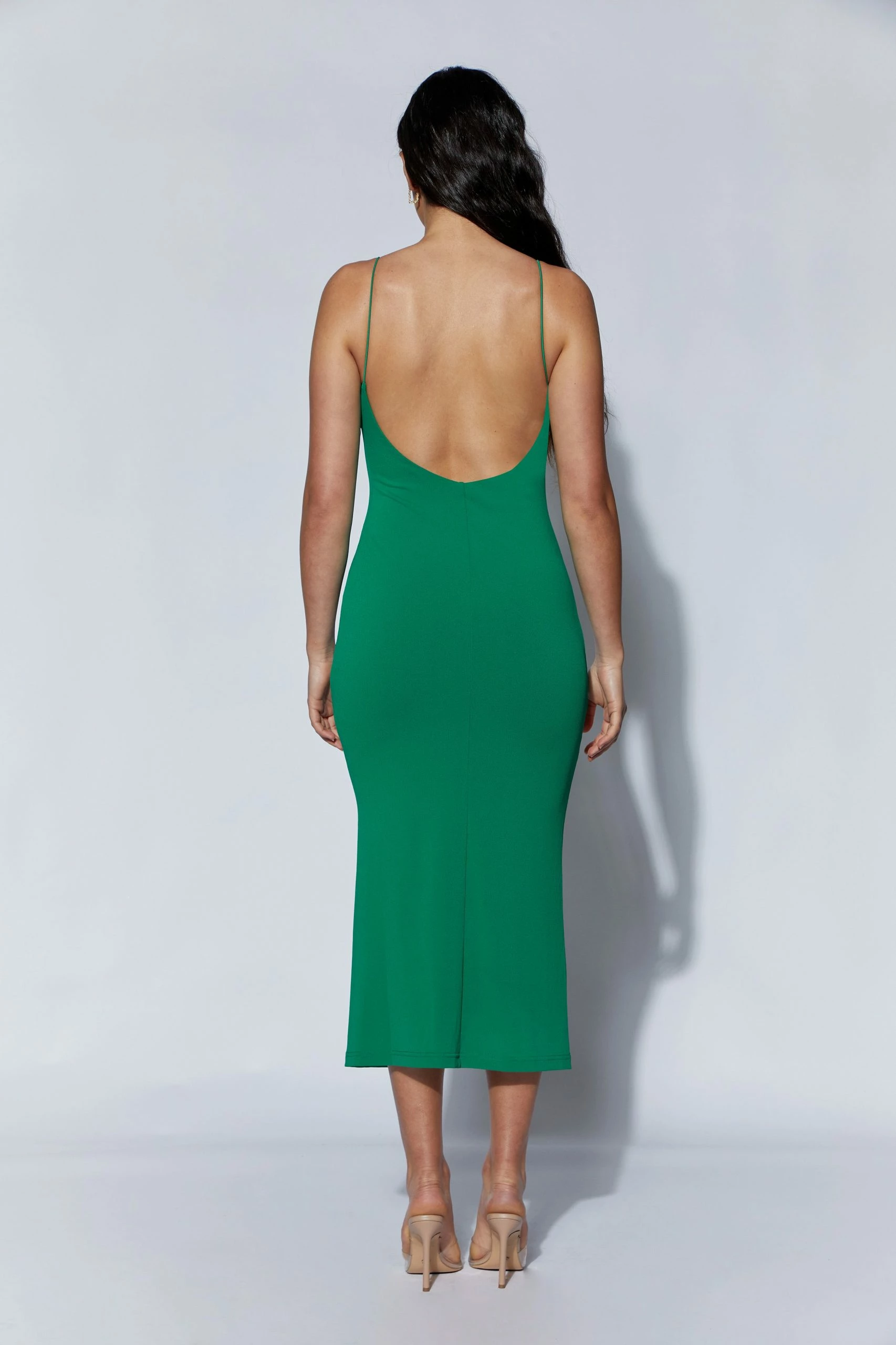 Ariya Hardware Midi Dress - Emerald 4 Ariya Hardware Midi Dress - Emerald - Image 2