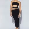 Cassandra Cut Out Midi Dress - Black 1 Cassandra Cut Out Midi Dress - Black -Meshki Shop 220810 Meshki Ecom 1330