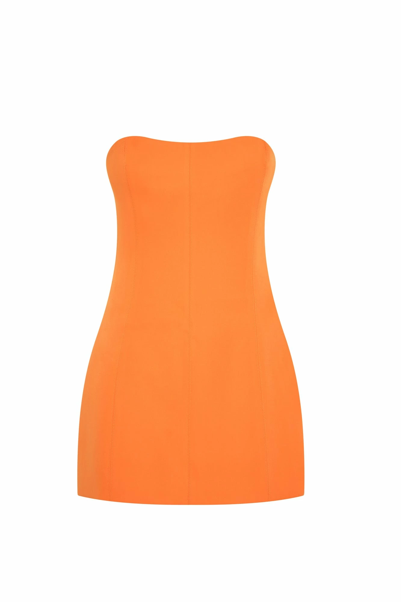 Maci Crepe Mini Dress - Tangerine 11 Maci Crepe Mini Dress - Tangerine - Image 10