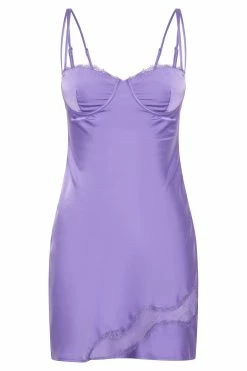 Joslyn Satin Lace Slip Mini Dress - Purple 15 Joslyn Satin Lace Slip Mini Dress - Purple -Meshki Shop B572022.05.06MESHKI 034