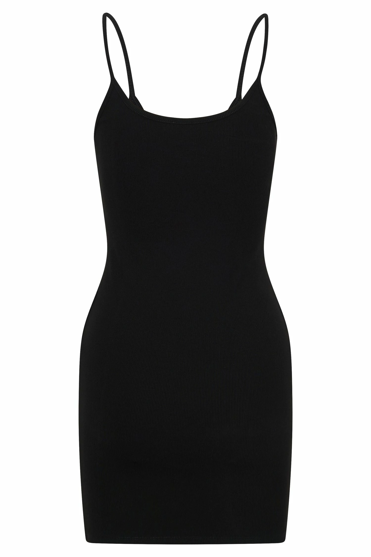 Alexis Mini Ribbed Dress - Black 11 Alexis Mini Ribbed Dress - Black - Image 9